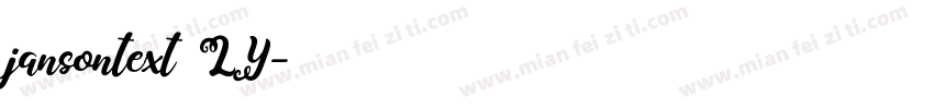 jansontext LY字体转换